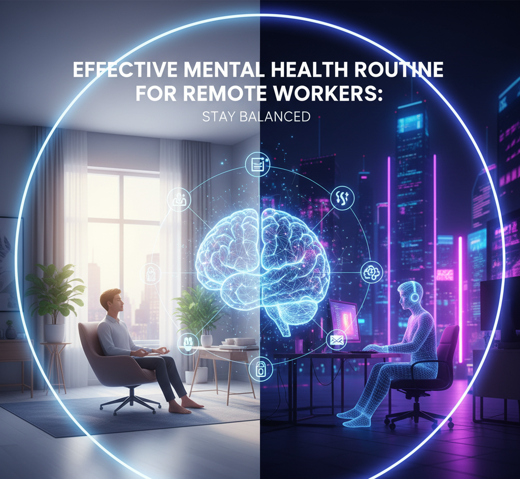 Effective Mental Health Routine for Remote Workers Stay Balanced,